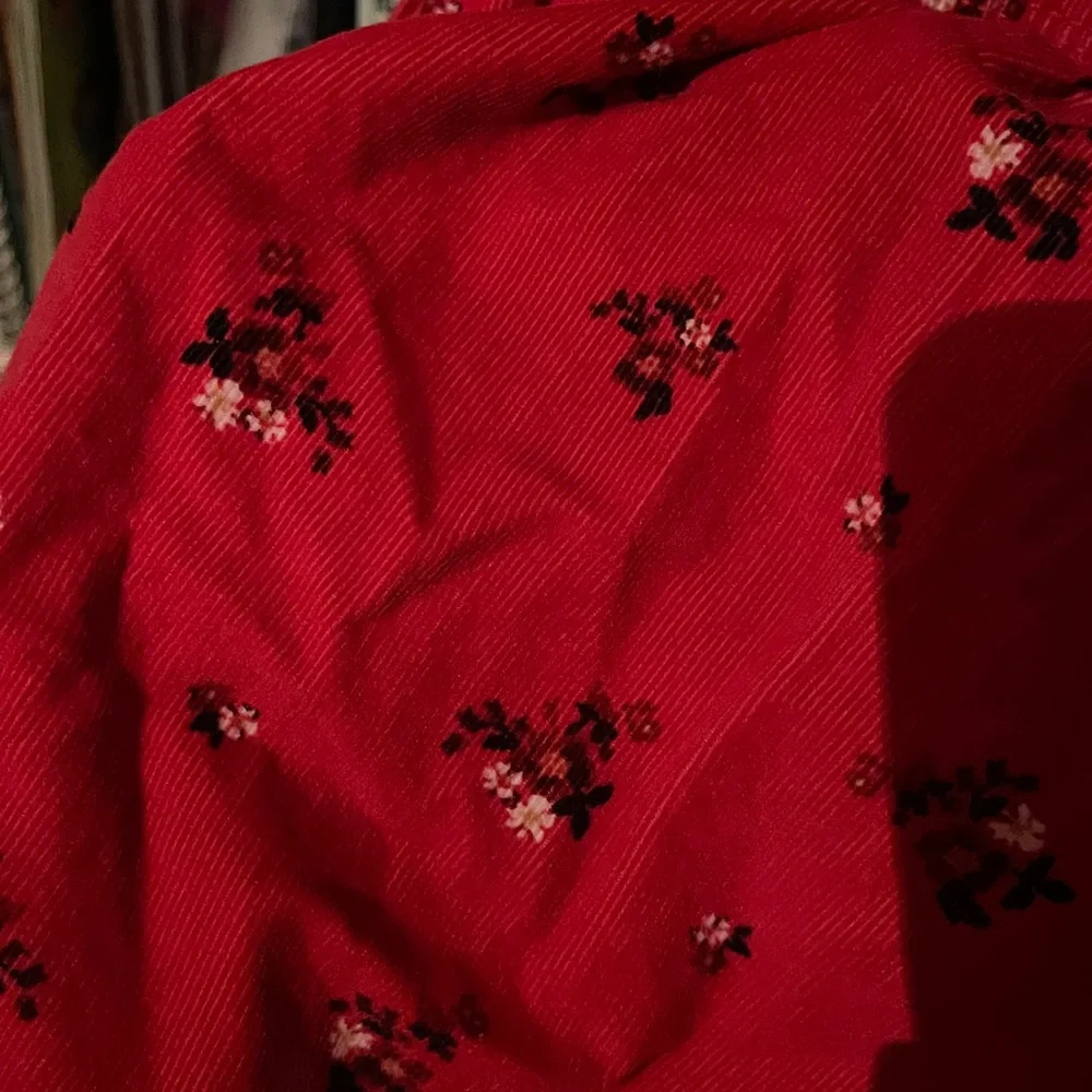 OshKosh B'gosh Red Floral Jumper Dress